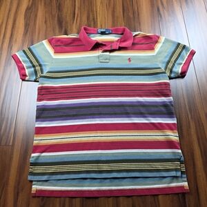 Vintage Polo Ralph Lauren Shirt Mens Large Western Serape Blanket Striped Polo